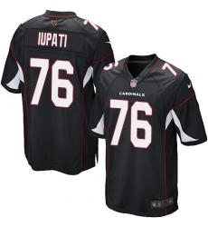 Men's Nike Arizona Cardinals #76 Mike Iupati Game Black Alternate NFL Jersey