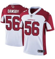 Men's Nike Arizona Cardinals #56 Karlos Dansby White Vapor Untouchable Limited Player NFL Jersey