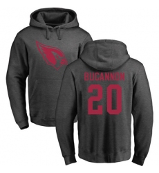 NFL Nike Arizona Cardinals #20 Deone Bucannon Ash One Color Pullover Hoodie