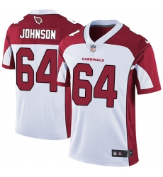 Youth Nike Arizona Cardinals #64 Dorian Johnson White Vapor Untouchable Limited Player NFL Jersey