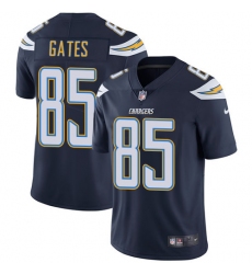 Men's Nike Los Angeles Chargers #85 Antonio Gates Navy Blue Team Color Vapor Untouchable Limited Player NFL Jersey