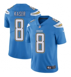 Youth Nike Los Angeles Chargers #8 Drew Kaser Electric Blue Alternate Vapor Untouchable Limited Player NFL Jersey