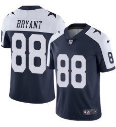 Men's Nike Dallas Cowboys #88 Dez Bryant Navy Blue Throwback Alternate Vapor Untouchable Limited Player NFL Jersey