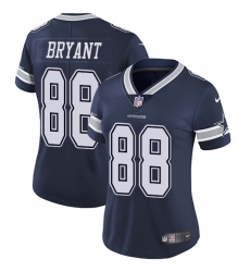 Women's Nike Dallas Cowboys #88 Dez Bryant Navy Blue Team Color Vapor Untouchable Limited Player NFL Jersey