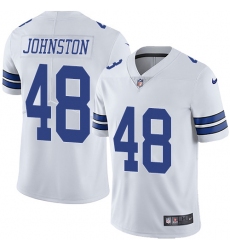 Youth Nike Dallas Cowboys #48 Daryl Johnston White Vapor Untouchable Limited Player NFL Jersey