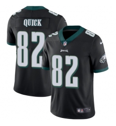 Youth Nike Philadelphia Eagles #82 Mike Quick Black Alternate Vapor Untouchable Limited Player NFL Jersey