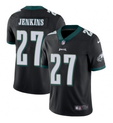 Men's Nike Philadelphia Eagles #27 Malcolm Jenkins Black Alternate Vapor Untouchable Limited Player NFL Jersey