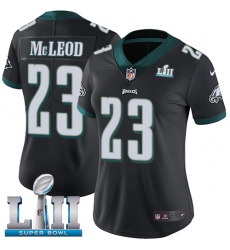 Women's Nike Philadelphia Eagles #23 Rodney McLeod Black Alternate Vapor Untouchable Limited Player Super Bowl LII NFL Jersey