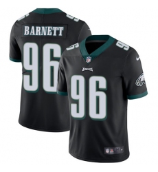 Youth Nike Philadelphia Eagles #96 Derek Barnett Black Alternate Vapor Untouchable Limited Player NFL Jersey