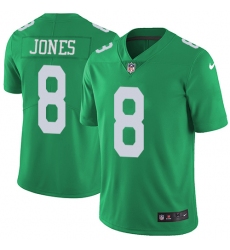 Men's Nike Philadelphia Eagles #8 Donnie Jones Limited Green Rush Vapor Untouchable NFL Jersey