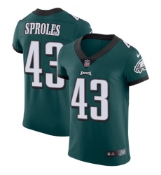 Men's Nike Philadelphia Eagles #43 Darren Sproles Midnight Green Team Color Vapor Untouchable Elite Player NFL Jersey