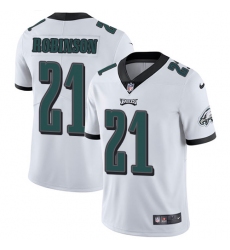 Men's Nike Philadelphia Eagles #21 Patrick Robinson White Vapor Untouchable Limited Player NFL Jersey