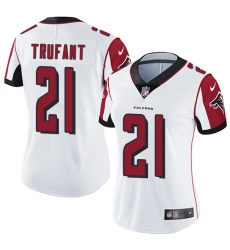 Women's Nike Atlanta Falcons #21 Desmond Trufant White Vapor Untouchable Limited Player NFL Jersey