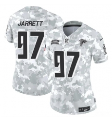 Women's Atlanta Falcons #97 Grady Jarrett 2024 F.U.S.E Arctic Camo Salute To Service Limited Stitched Football Jersey(Run Small)