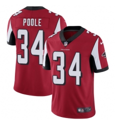 Youth Nike Atlanta Falcons #34 Brian Poole Red Team Color Vapor Untouchable Limited Player NFL Jersey