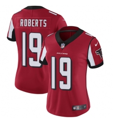 Women's Nike Atlanta Falcons #19 Andre Roberts Red Team Color Vapor Untouchable Limited Player NFL Jersey