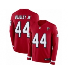 Youth Nike Atlanta Falcons #44 Vic Beasley Limited Red Therma Long Sleeve NFL Jersey
