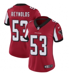 Women's Nike Atlanta Falcons #53 LaRoy Reynolds Red Team Color Vapor Untouchable Limited Player NFL Jersey