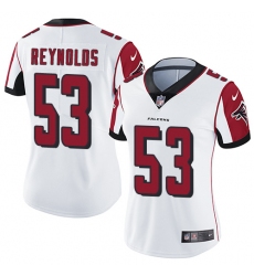 Women's Nike Atlanta Falcons #53 LaRoy Reynolds White Vapor Untouchable Limited Player NFL Jersey