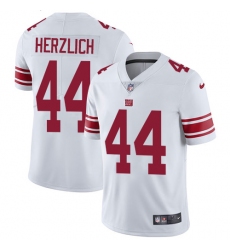 Youth Nike New York Giants #44 Mark Herzlich White Vapor Untouchable Limited Player NFL Jersey