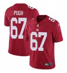 Youth Nike New York Giants #67 Justin Pugh Red Alternate Vapor Untouchable Limited Player NFL Jersey