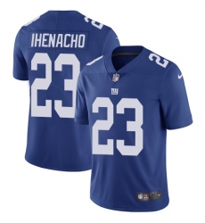 Youth Nike New York Giants #23 Duke Ihenacho Royal Blue Team Color Vapor Untouchable Limited Player NFL Jersey