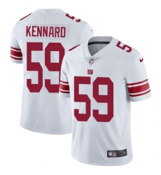Men's Nike New York Giants #59 Devon Kennard White Vapor Untouchable Limited Player NFL Jersey