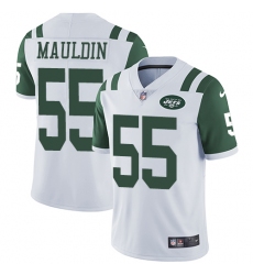 Youth Nike New York Jets #55 Lorenzo Mauldin White Vapor Untouchable Limited Player NFL Jersey