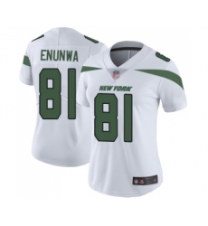 Women's New York Jets #81 Quincy Enunwa White Vapor Untouchable Limited Player Football Jersey