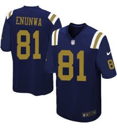 Youth Nike New York Jets #81 Quincy Enunwa Limited Navy Blue Alternate NFL Jersey