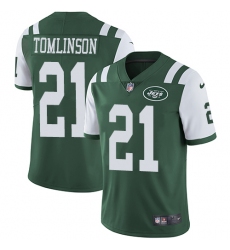 Youth Nike New York Jets #21 LaDainian Tomlinson Green Team Color Vapor Untouchable Limited Player NFL Jersey