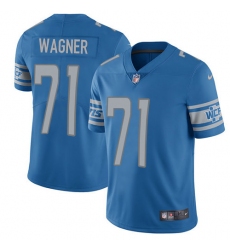 Men's Nike Detroit Lions #71 Ricky Wagner Limited Light Blue Team Color Vapor Untouchable NFL Jersey
