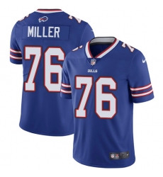 Youth Nike Buffalo Bills #76 John Miller Royal Blue Team Color Vapor Untouchable Limited Player NFL Jersey