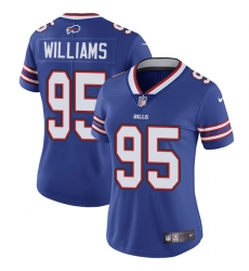 Women's Nike Buffalo Bills #95 Kyle Williams Royal Blue Team Color Vapor Untouchable Limited Player NFL Jersey