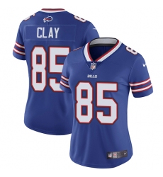 Women's Nike Buffalo Bills #85 Charles Clay Royal Blue Team Color Vapor Untouchable Limited Player NFL Jersey