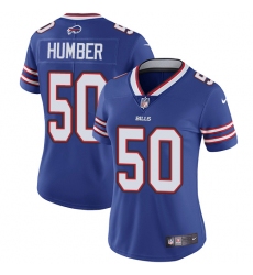 Women's Nike Buffalo Bills #50 Ramon Humber Royal Blue Team Color Vapor Untouchable Limited Player NFL Jersey