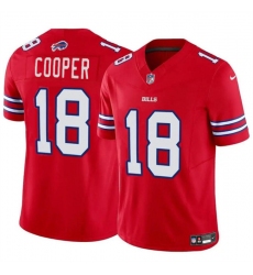 Men's Buffalo Bills #18 Amari Cooper Red 2024 F.U.S.E. Vapor Untouchable Limited Stitched Football Jersey