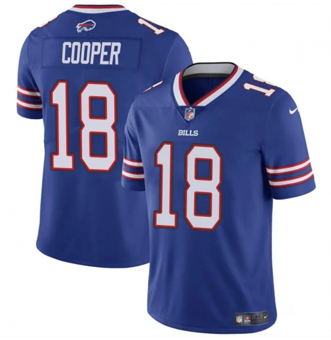 Men's Buffalo Bills #18 Amari Cooper Royal 2024 Vapor Untouchable Limited Football Stitched Jersey