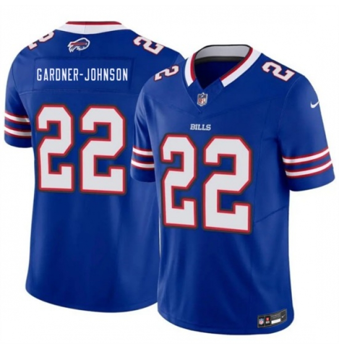 Men's Buffalo Bills #22 C.J. Gardner-Johnson Blue 2026 F.U.S.E. Vapor Untouchable Limited Stitched Football Jersey
