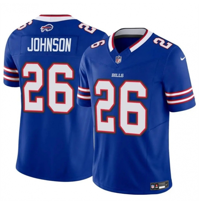 Men's Buffalo Bills #26 Ty Johnson Royal 2024 F.U.S.E. Vapor Untouchable Limited Stitched Football Jersey