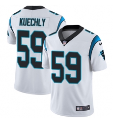 Youth Nike Carolina Panthers #59 Luke Kuechly White Vapor Untouchable Limited Player NFL Jersey