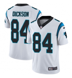 Men's Nike Carolina Panthers #84 Ed Dickson White Vapor Untouchable Limited Player NFL Jersey