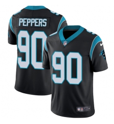 Youth Nike Carolina Panthers #90 Julius Peppers Black Team Color Vapor Untouchable Limited Player NFL Jersey