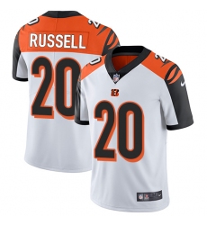 Youth Nike Cincinnati Bengals #20 KeiVarae Russell Vapor Untouchable Limited White NFL Jersey