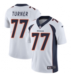Youth Nike Denver Broncos #77 Billy Turner White Vapor Untouchable Limited Player NFL Jersey