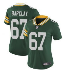 Women's Nike Green Bay Packers #67 Don Barclay Green Team Color Vapor Untouchable Limited Player NFL Jersey