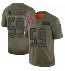 Women's Houston Texans #59 Whitney Mercilus Limited Camo 2019 Salute to Service Football Jersey