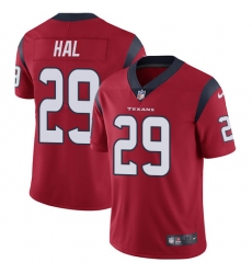 Youth Nike Houston Texans #29 Andre Hal Limited Red Alternate Vapor Untouchable NFL Jersey