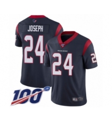 Men's Houston Texans #24 Johnathan Joseph Navy Blue Team Color Vapor Untouchable Limited Player 100th Season Football Jersey