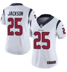 Women's Nike Houston Texans #25 Kareem Jackson Limited White Vapor Untouchable NFL Jersey